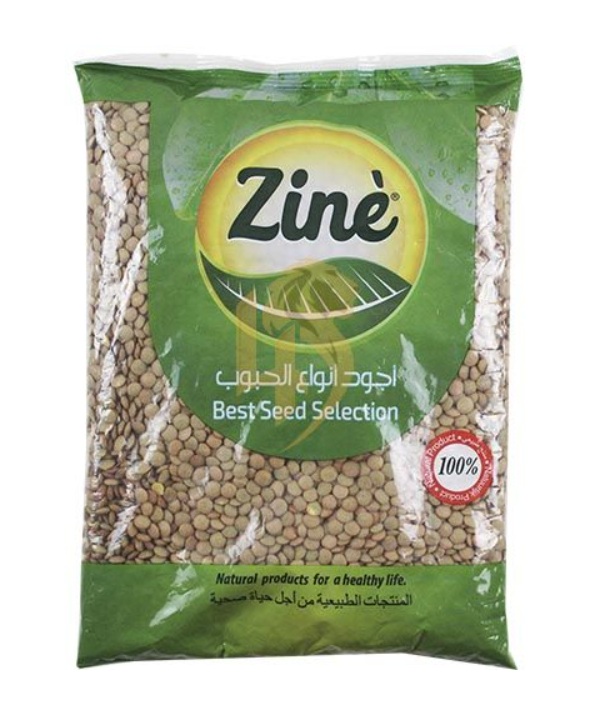 عدس أخضر زين 4 ملم  800 جرام